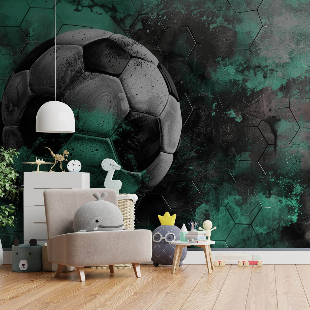 Balón verde entre sombras — interior 2