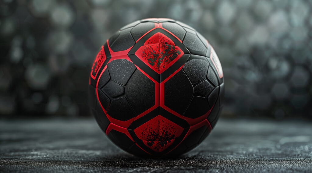 Balón rojo callejero — diseño completo