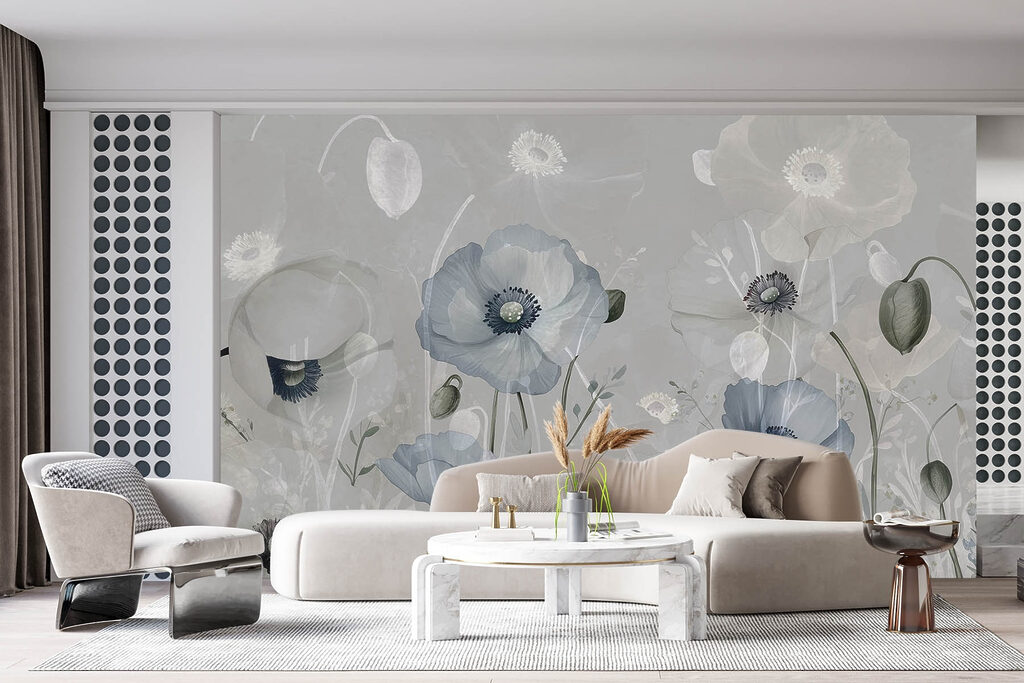Flores blancas en niebla — interior 2