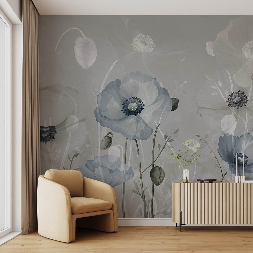 Flores blancas en niebla — interior 3