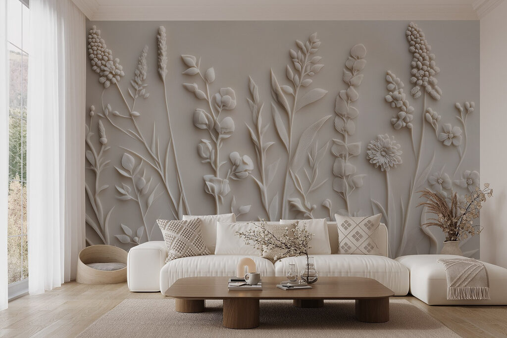Flores silvestres en fila — interior 3