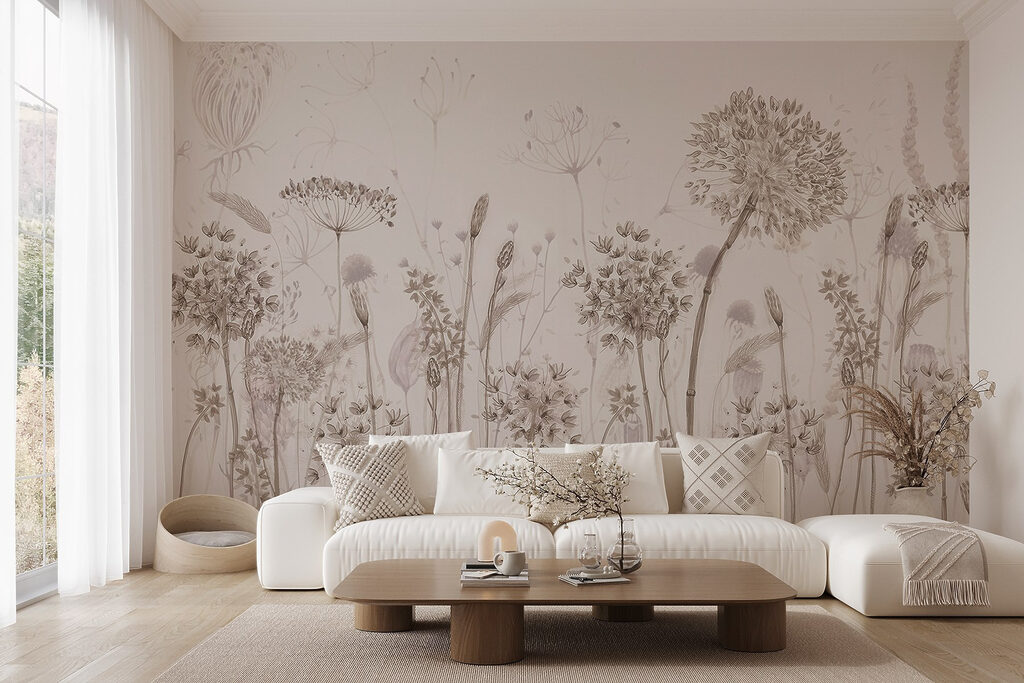 Prado de flores redondas — interior 3