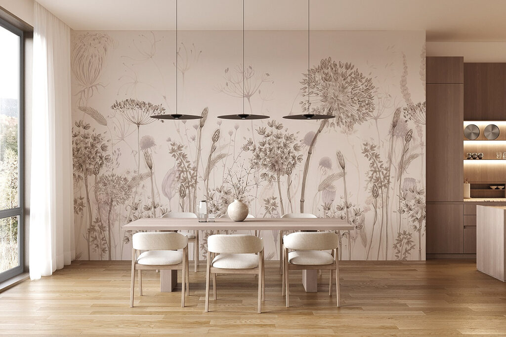 Prado de flores redondas — interior 4