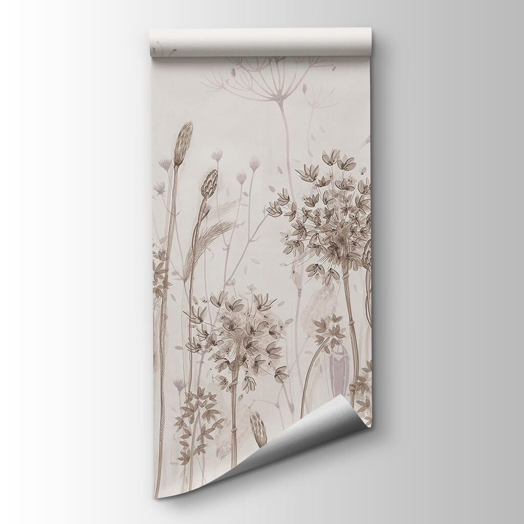Prado de flores redondas — vista del producto