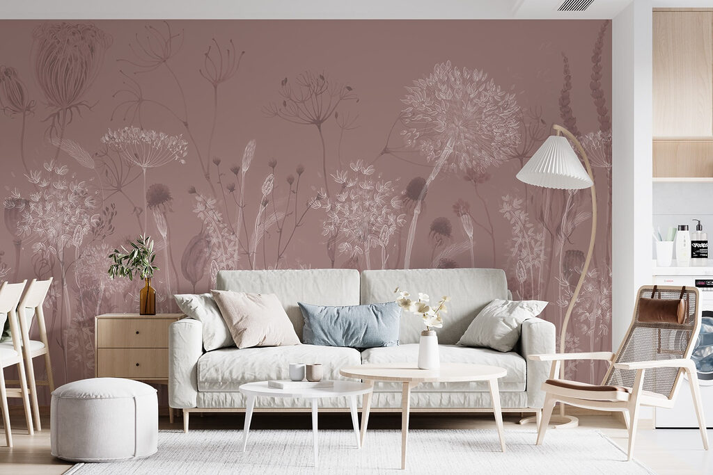 Prado de flores redondas — interior 2