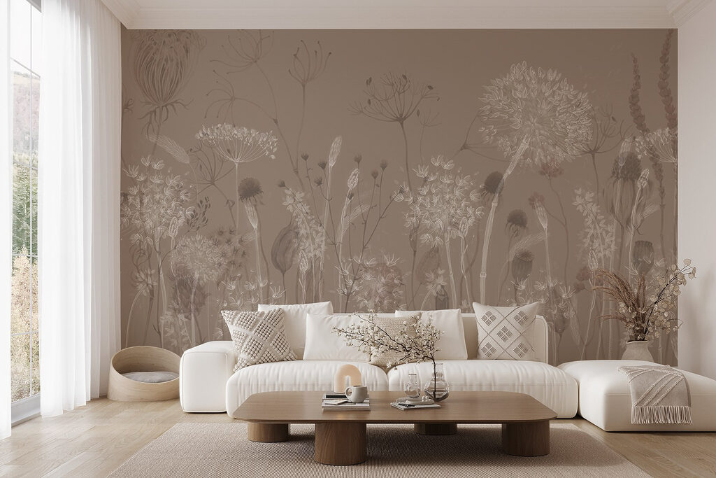 Prado de flores redondas — interior 3