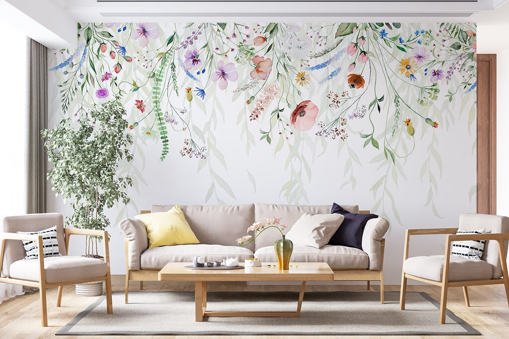 Ramas de flores coloridas — interior 5