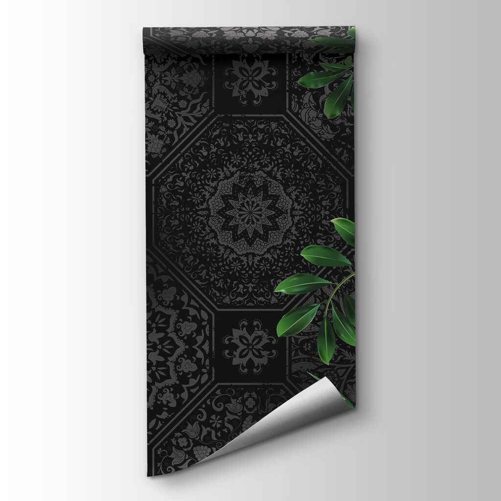 Hojas verdes y ornamentos — vista del producto