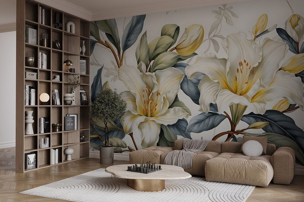 Lirios con acentos amarillos — interior 5