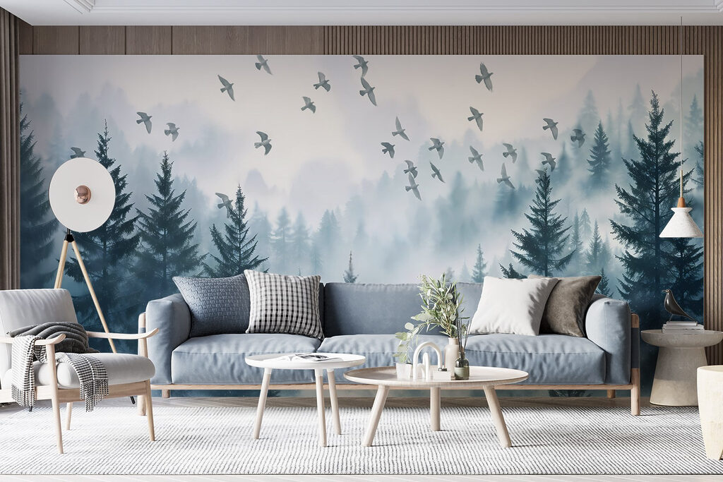 Aves sobre el pinar — interior 6
