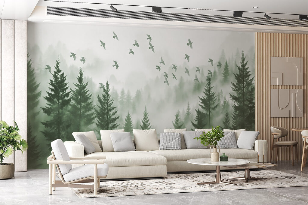 Aves sobre el pinar — interior 5