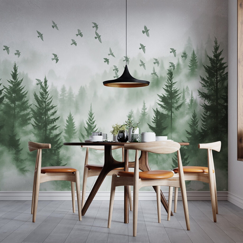 Aves sobre el pinar — interior 6