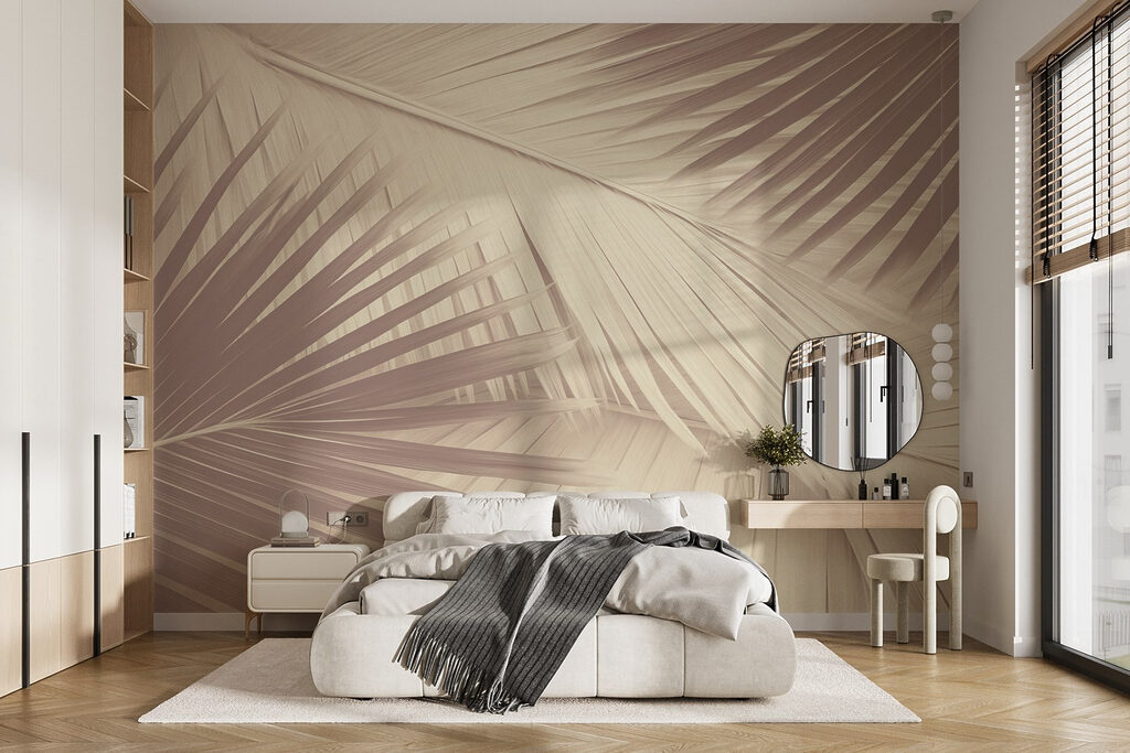 Palmeras a contraluz — interior 2
