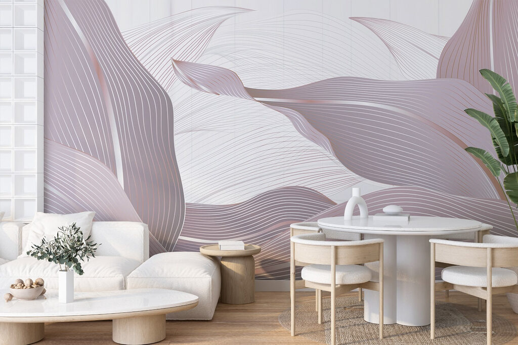 Hojas en curvas — interior 1