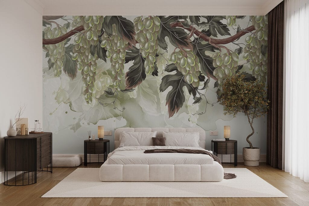 Uvas verdes colgantes — interior 1