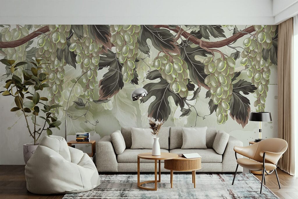 Uvas verdes colgantes — interior 5