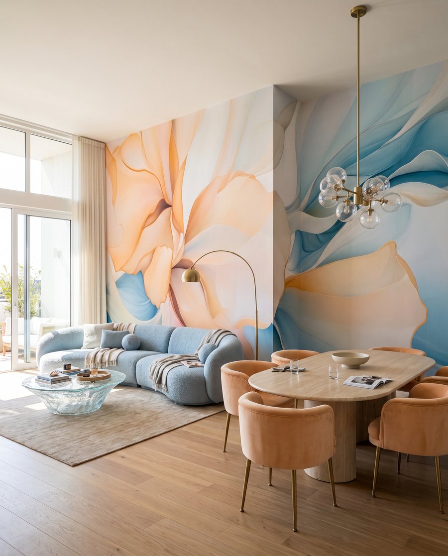 Flor de pétalos amplios — interior 1