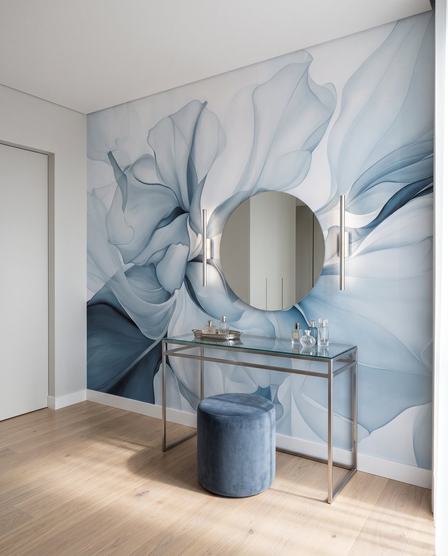 Flor de pétalos amplios — interior 3