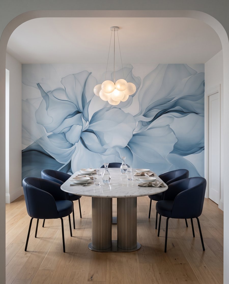 Flor de pétalos amplios — interior 6