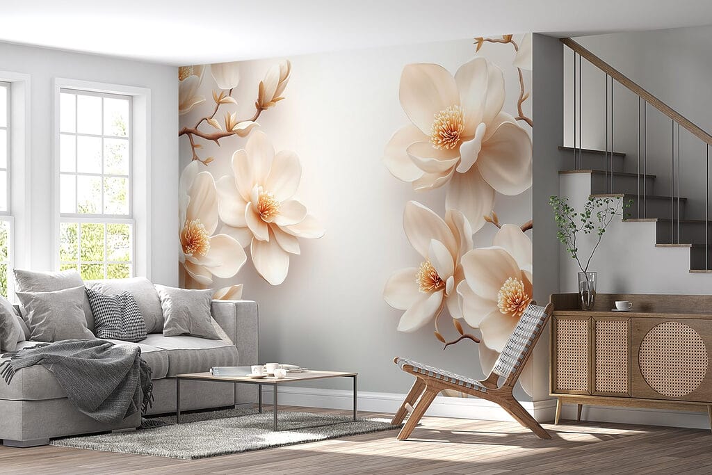 Rama de flores blancas — interior 4