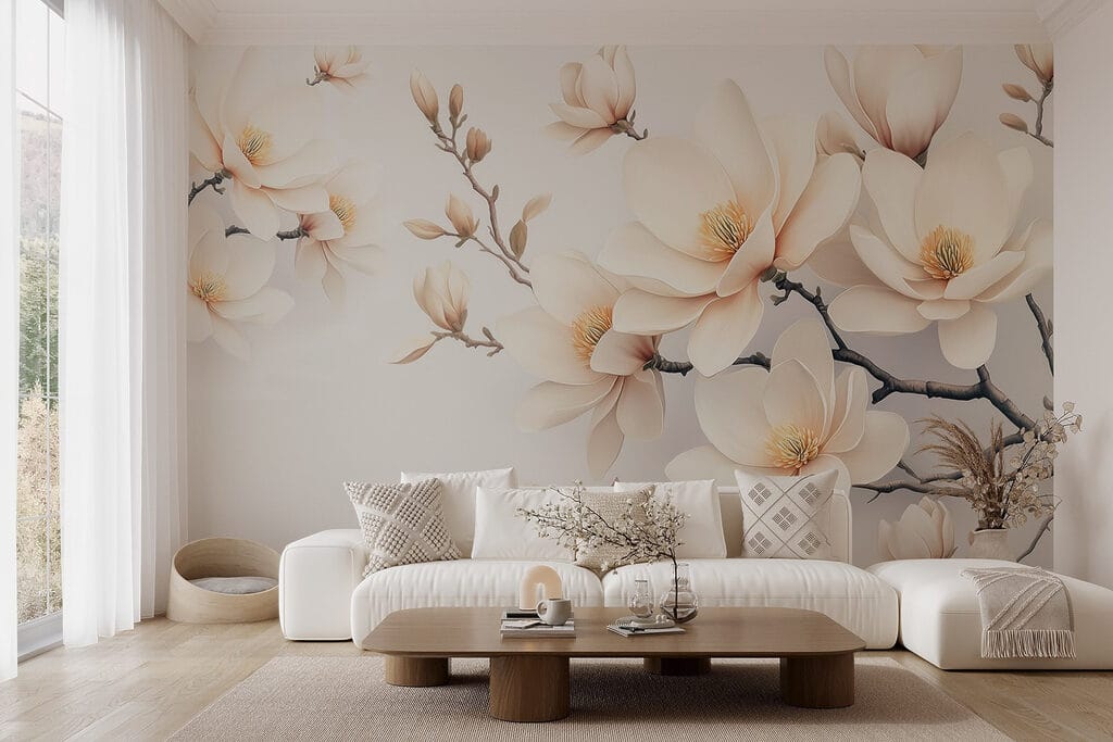 Flores grandes con botones — interior 3