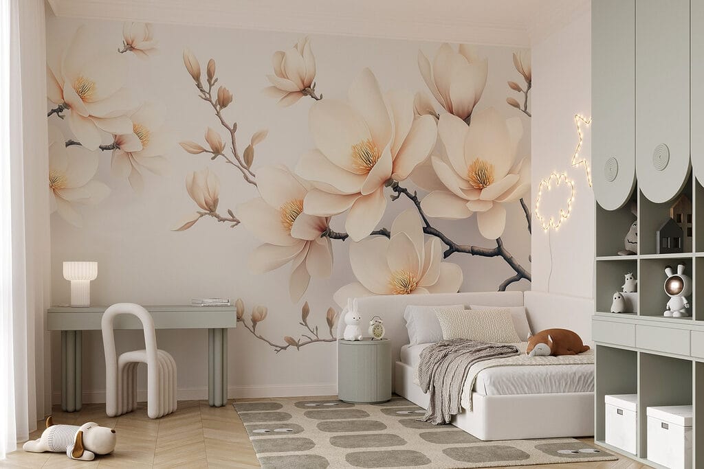 Flores grandes con botones — interior 5