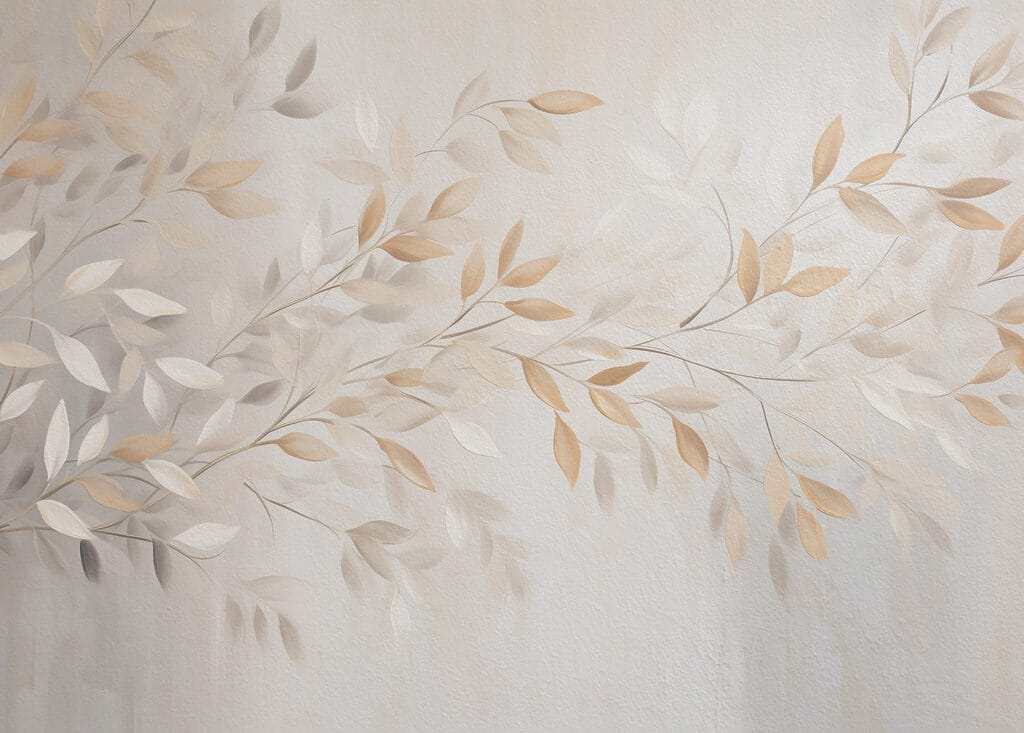 Ramas beige y grises — diseño completo