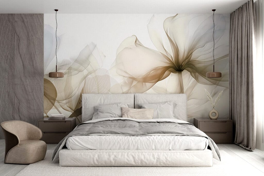 Flores grandes azul cielo — interior 2