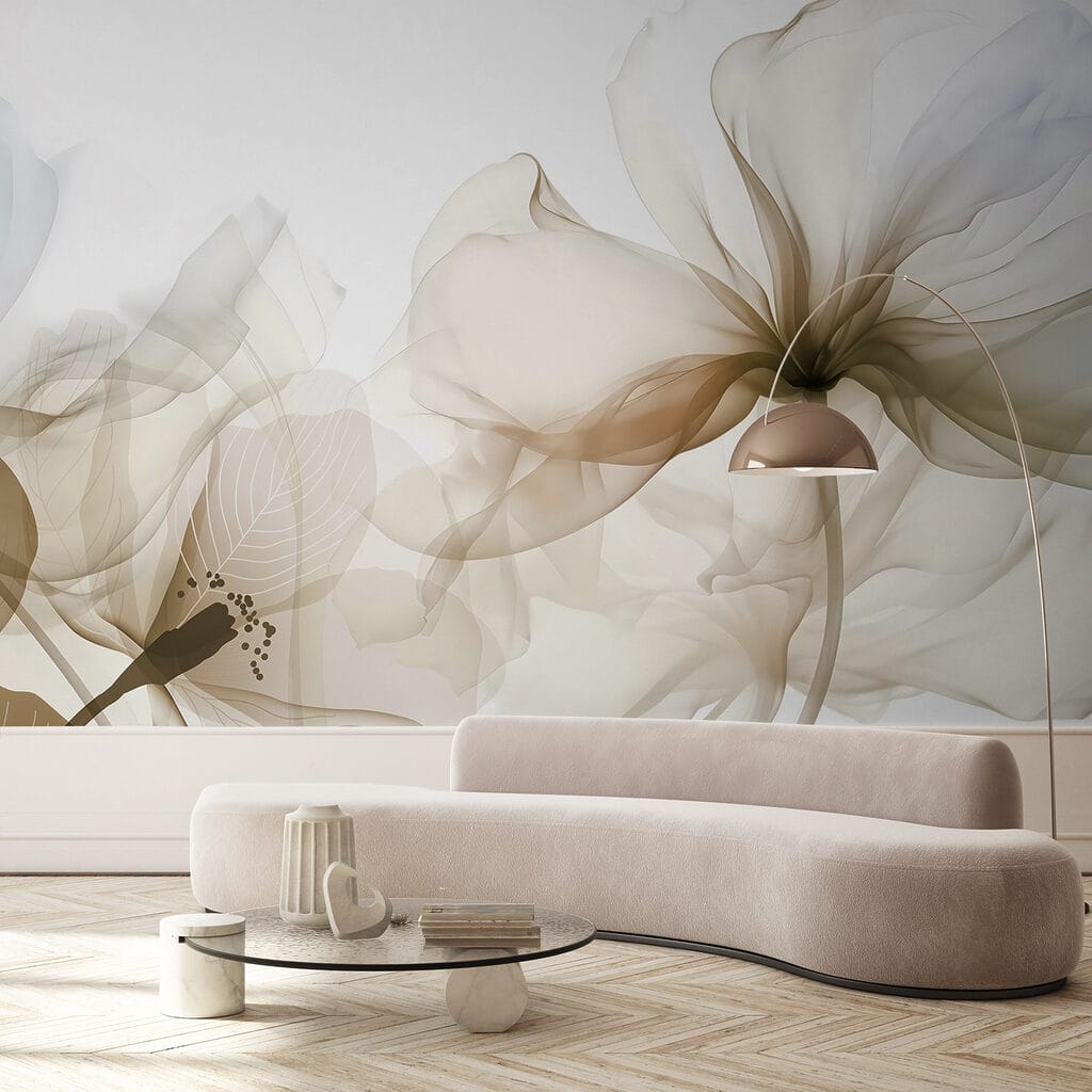 Flores grandes azul cielo — interior 4