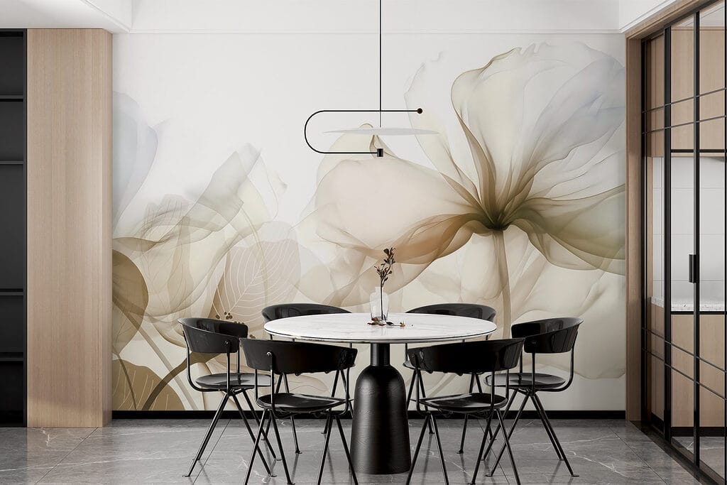 Flores grandes azul cielo — interior 6