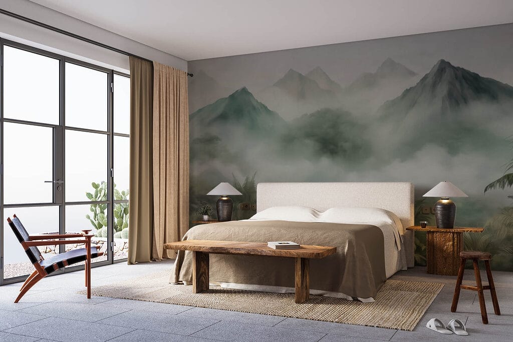 Bosque tropical con niebla — interior 1
