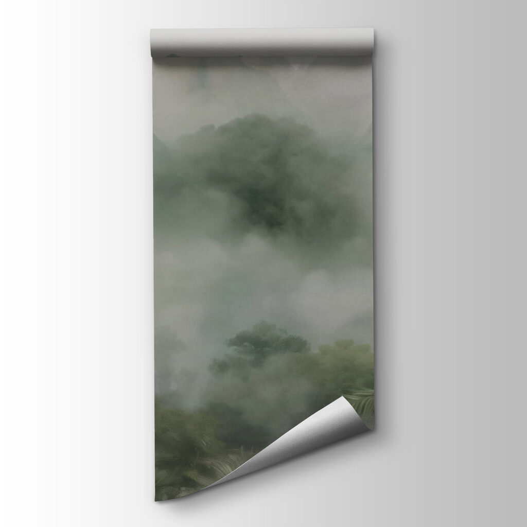 Bosque tropical con niebla — vista del producto
