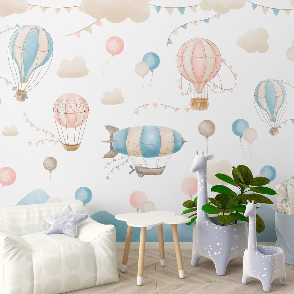 Globos sobre montañas — interior 1