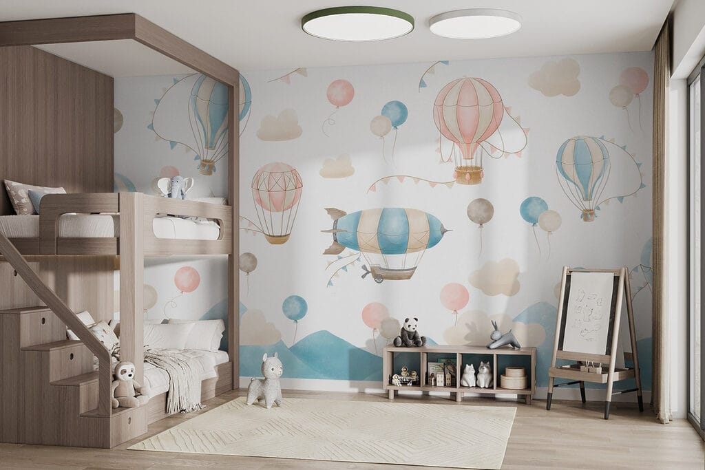 Globos sobre montañas — interior 2
