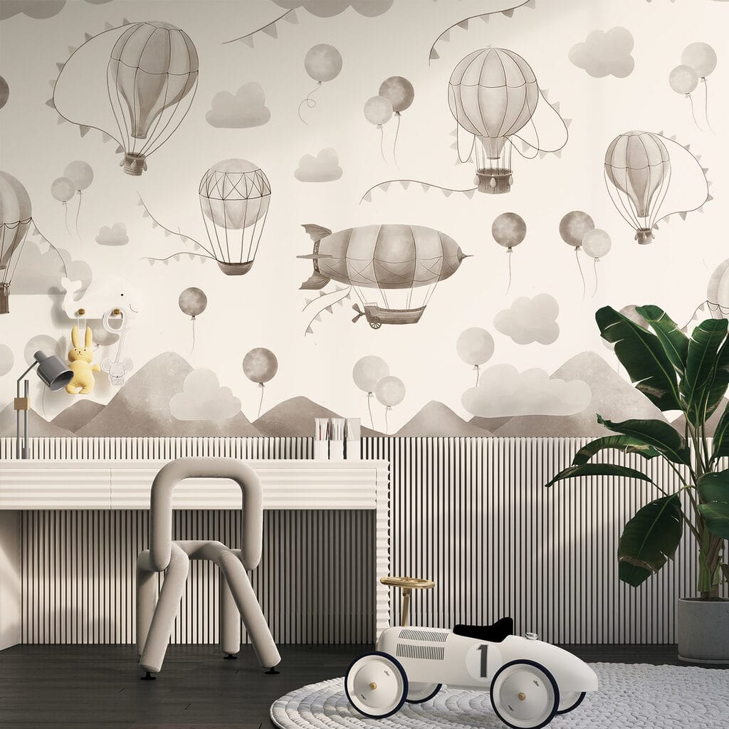 Globos sobre montañas — interior 1