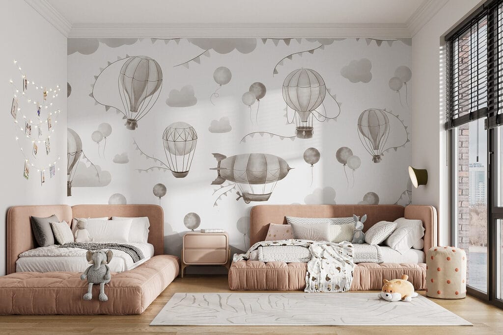 Globos sobre montañas — interior 2