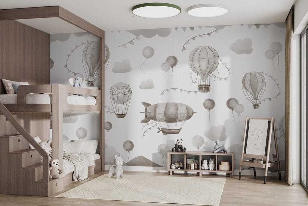 Globos sobre montañas — interior 3