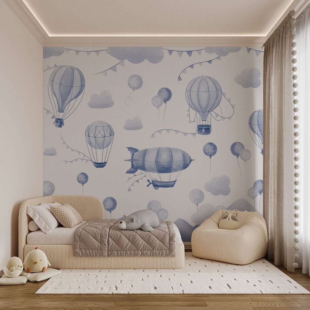 Globos sobre montañas — interior 1