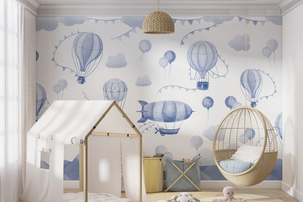 Globos sobre montañas — interior 2