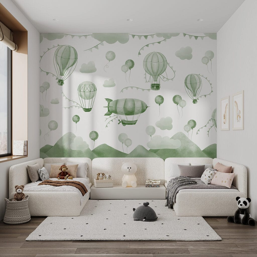 Globos sobre montañas — interior 1