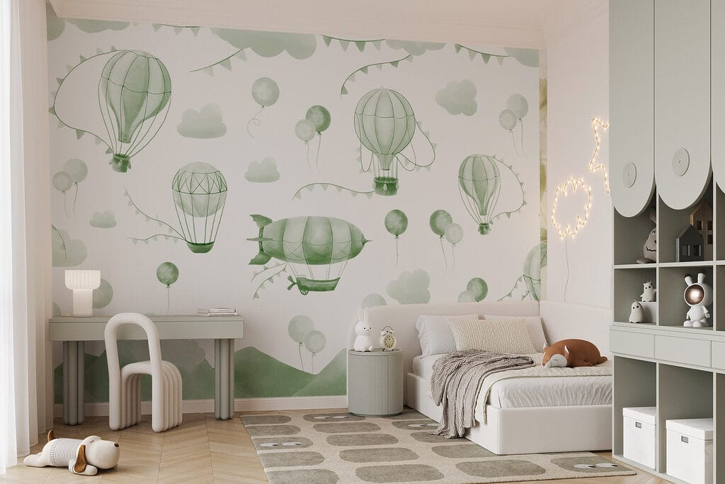 Globos sobre montañas — interior 2
