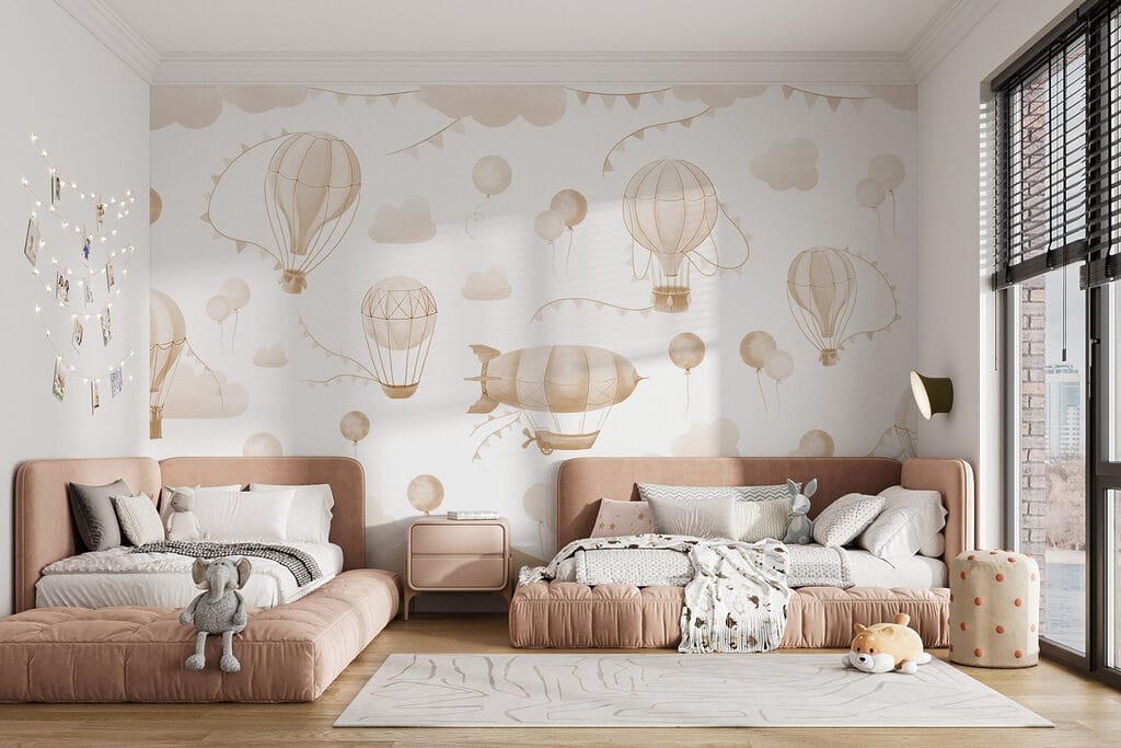 Globos sobre montañas — interior 2