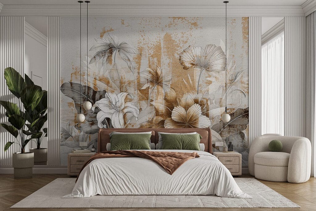 Flores sobre capas — interior 1