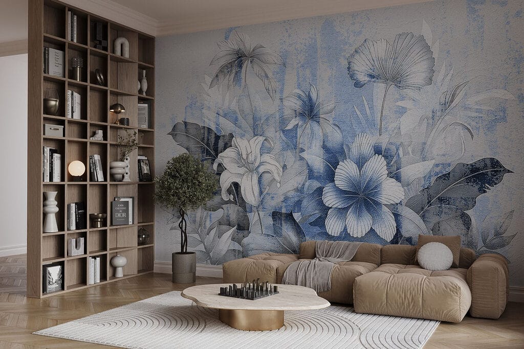 Flores sobre capas — interior 3