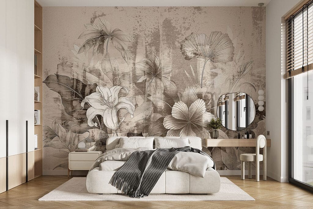 Flores sobre capas — interior 1