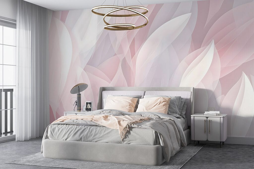 Hojas rosas en capas — interior 4
