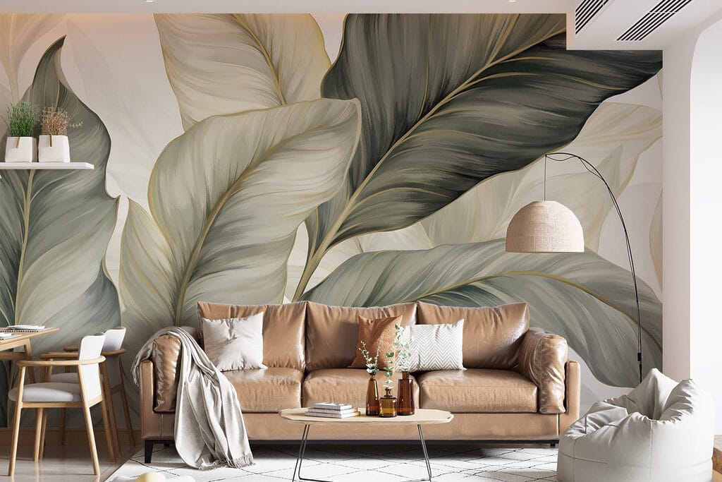 Hojas curvas gris verdoso — interior 4
