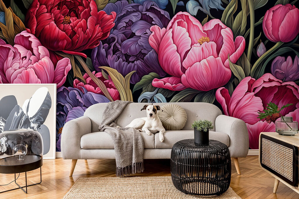 Ramo de flores intensas — interior 3