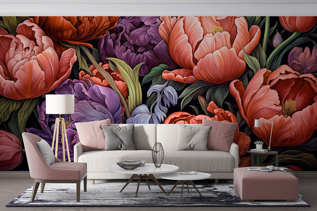 Ramo de flores intensas — interior 2