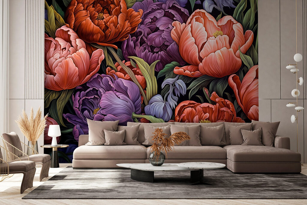 Ramo de flores intensas — interior 3